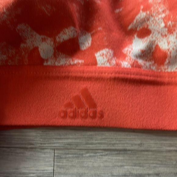 Adidas  orange strappy back bra size medium - Picture 3 of 8
